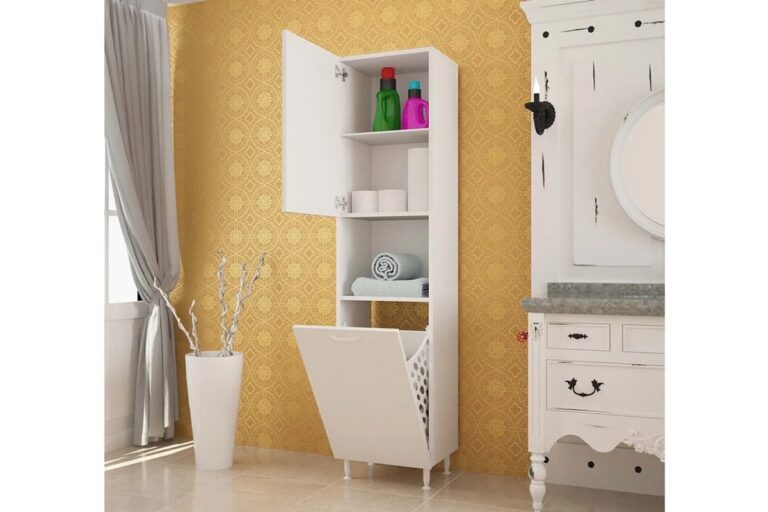 Ankara Kirli Sepetli Banyo Dolabı